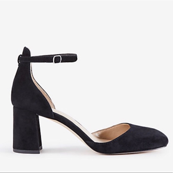 Ann Taylor Eliza round-toe suede block heels (Sz 6.5) - Picture 6 of 7